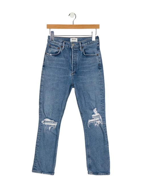 AGOLDE High-Rise Straight Leg Jeans