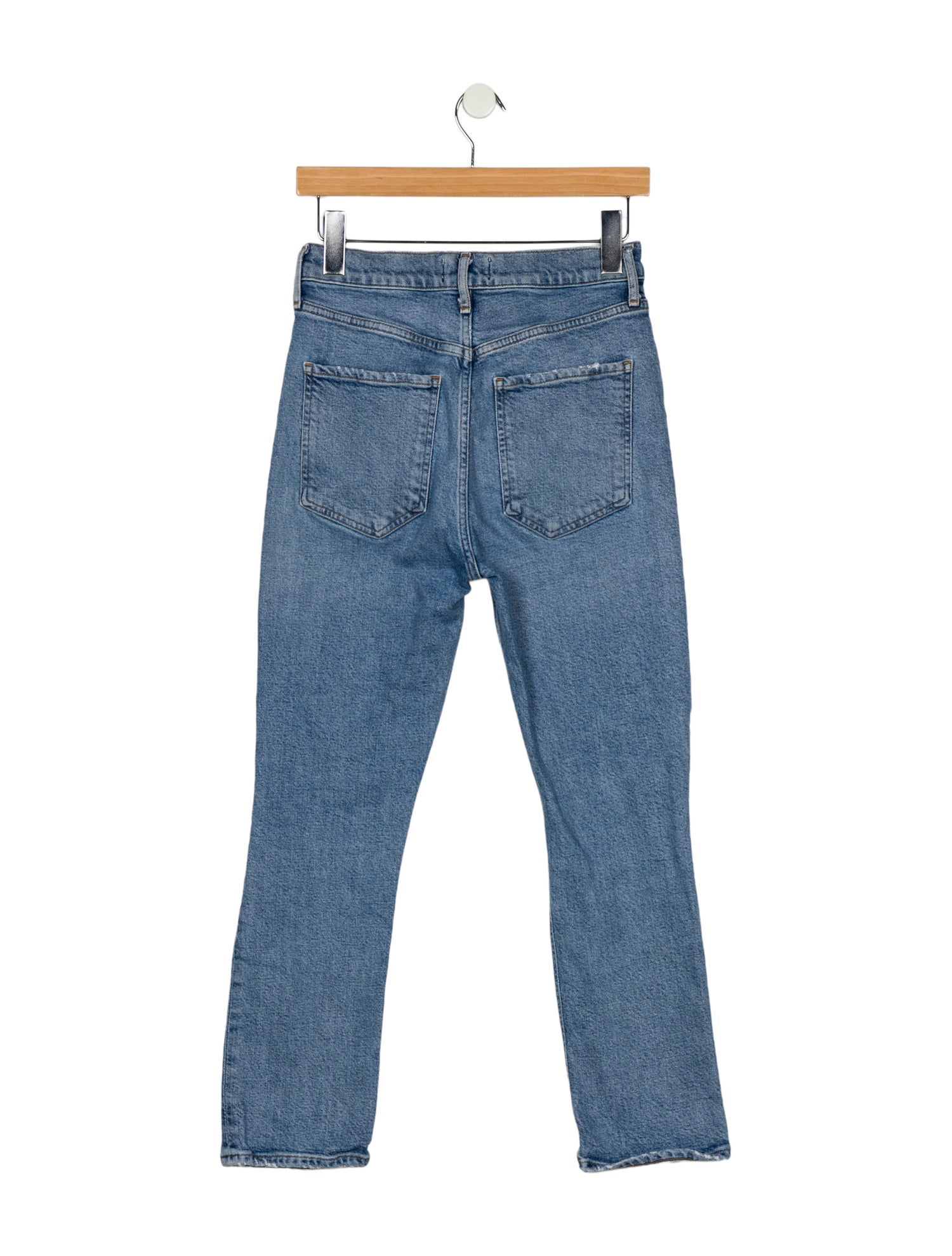 AGOLDE High-Rise Straight Leg Jeans