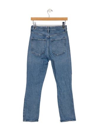 AGOLDE High-Rise Straight Leg Jeans