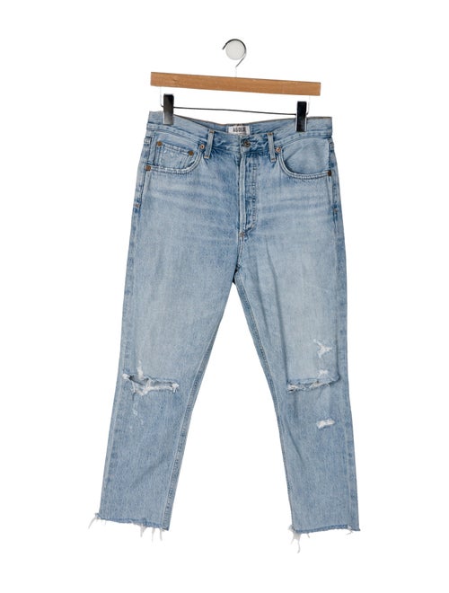 AGOLDE High-Rise Straight Leg Jeans