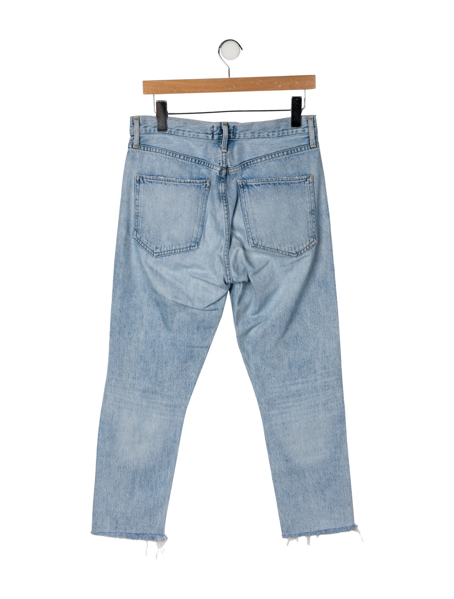 AGOLDE High-Rise Straight Leg Jeans