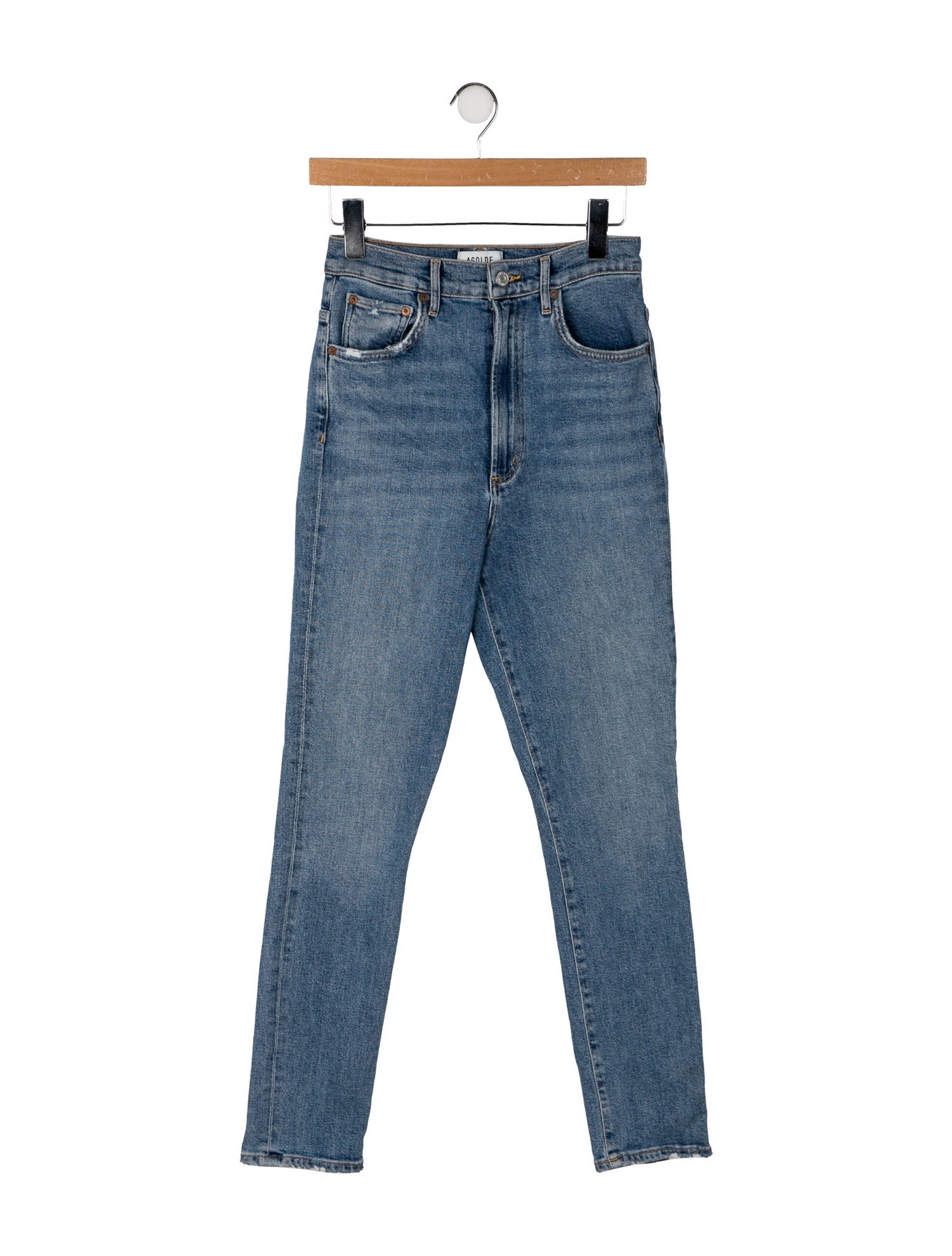 AGOLDE High-Rise Skinny Leg Jeans