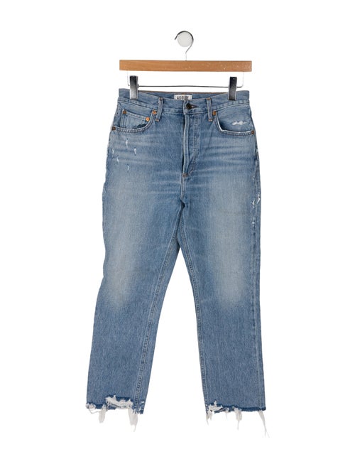 AGOLDE High-Rise Straight Leg Jeans