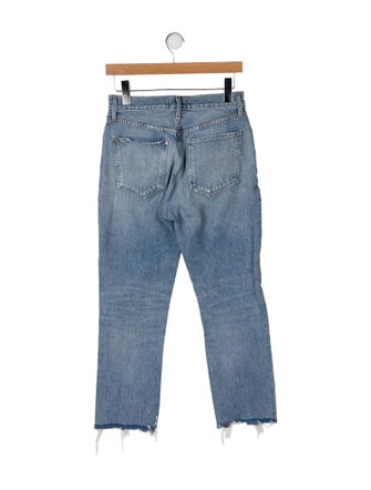 AGOLDE High-Rise Straight Leg Jeans