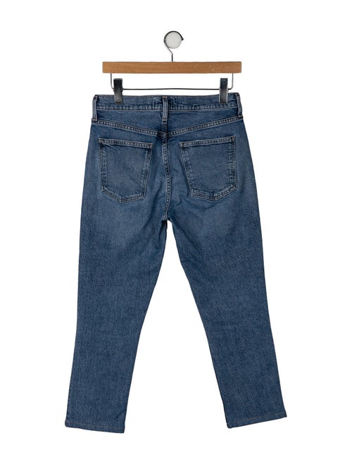 AGOLDE Mid-Rise Straight Leg Jeans