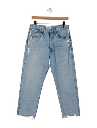 AGOLDE High-Rise Straight Leg Jeans