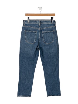 AGOLDE High-Rise Straight Leg Jeans
