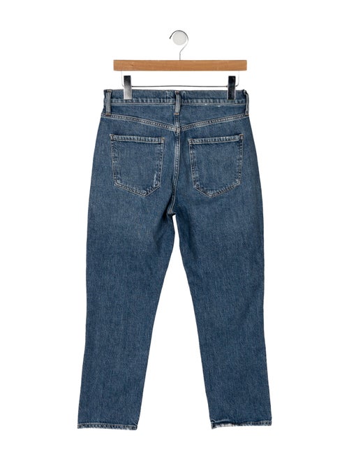 AGOLDE High-Rise Straight Leg Jeans
