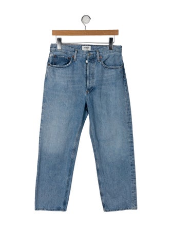 AGOLDE High-Rise Straight Leg Jeans