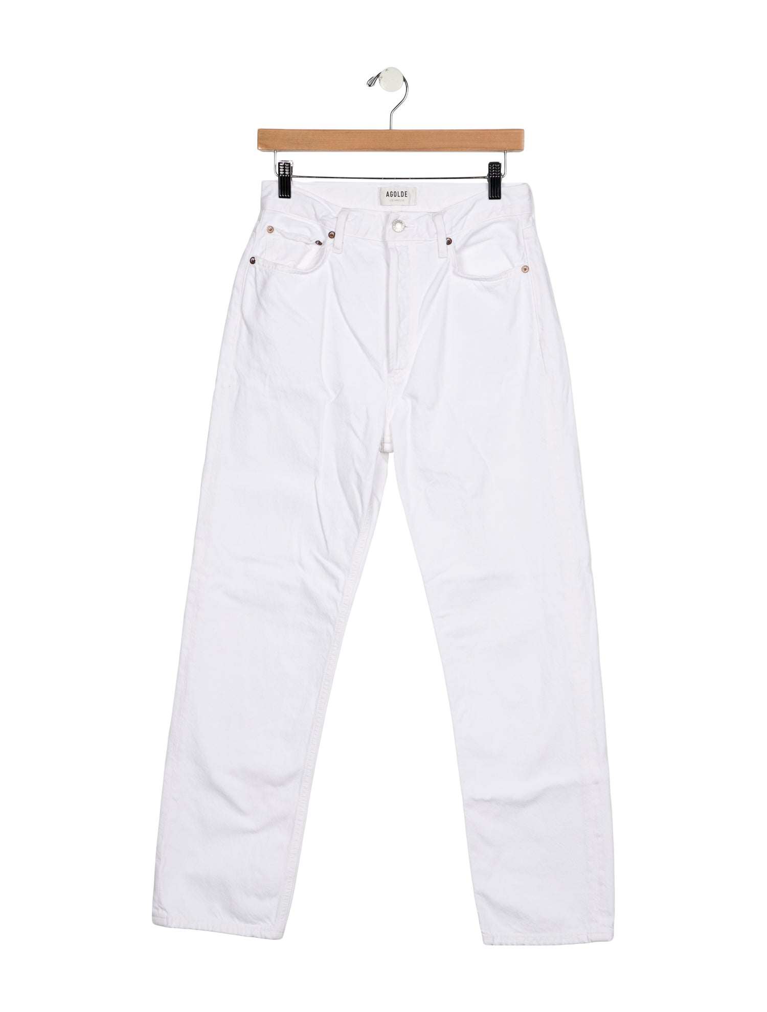 AGOLDE High-Rise Straight Leg Jeans