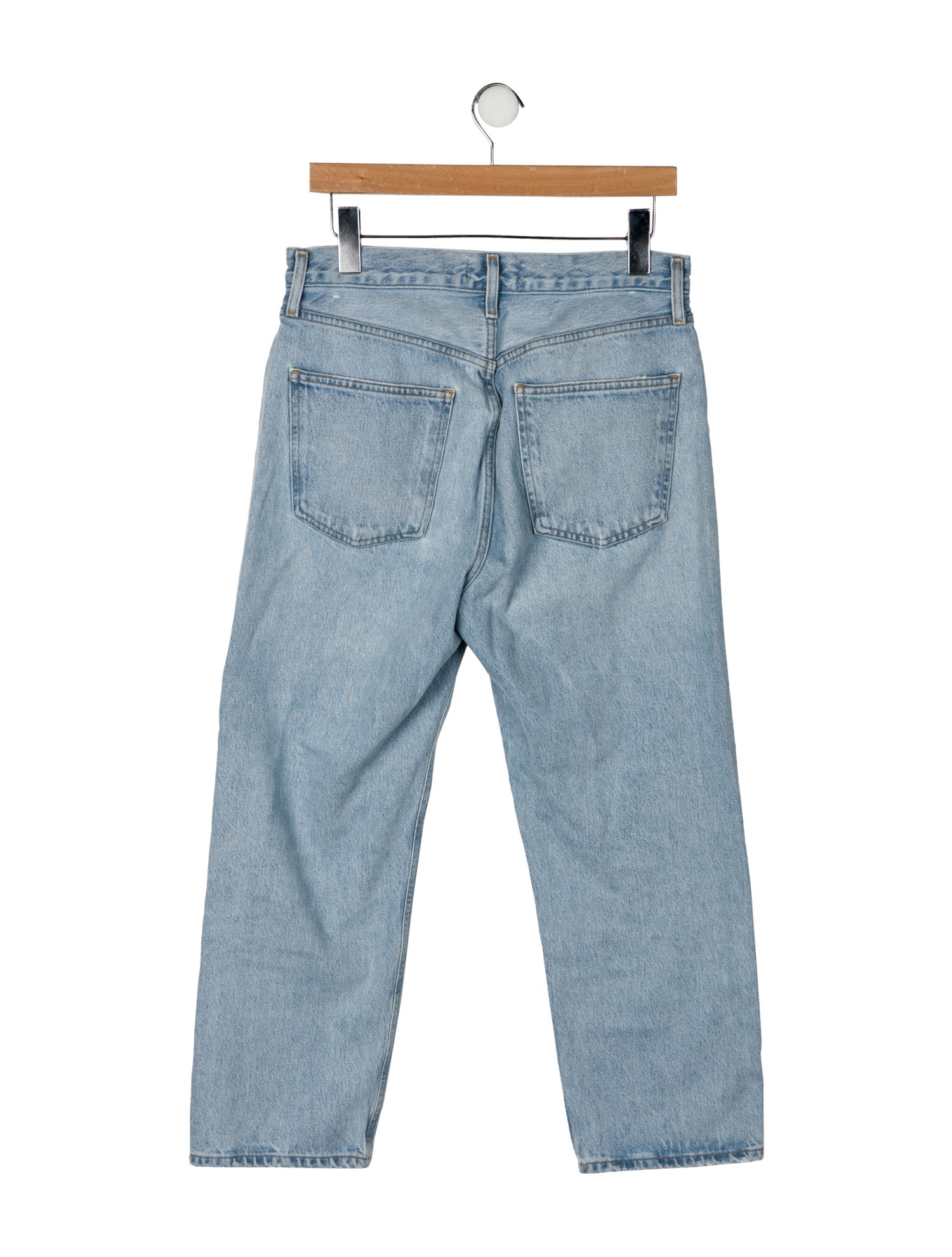 AGOLDE High-Rise Straight Leg Jeans