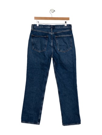 AGOLDE Mid-Rise Straight Leg Jeans