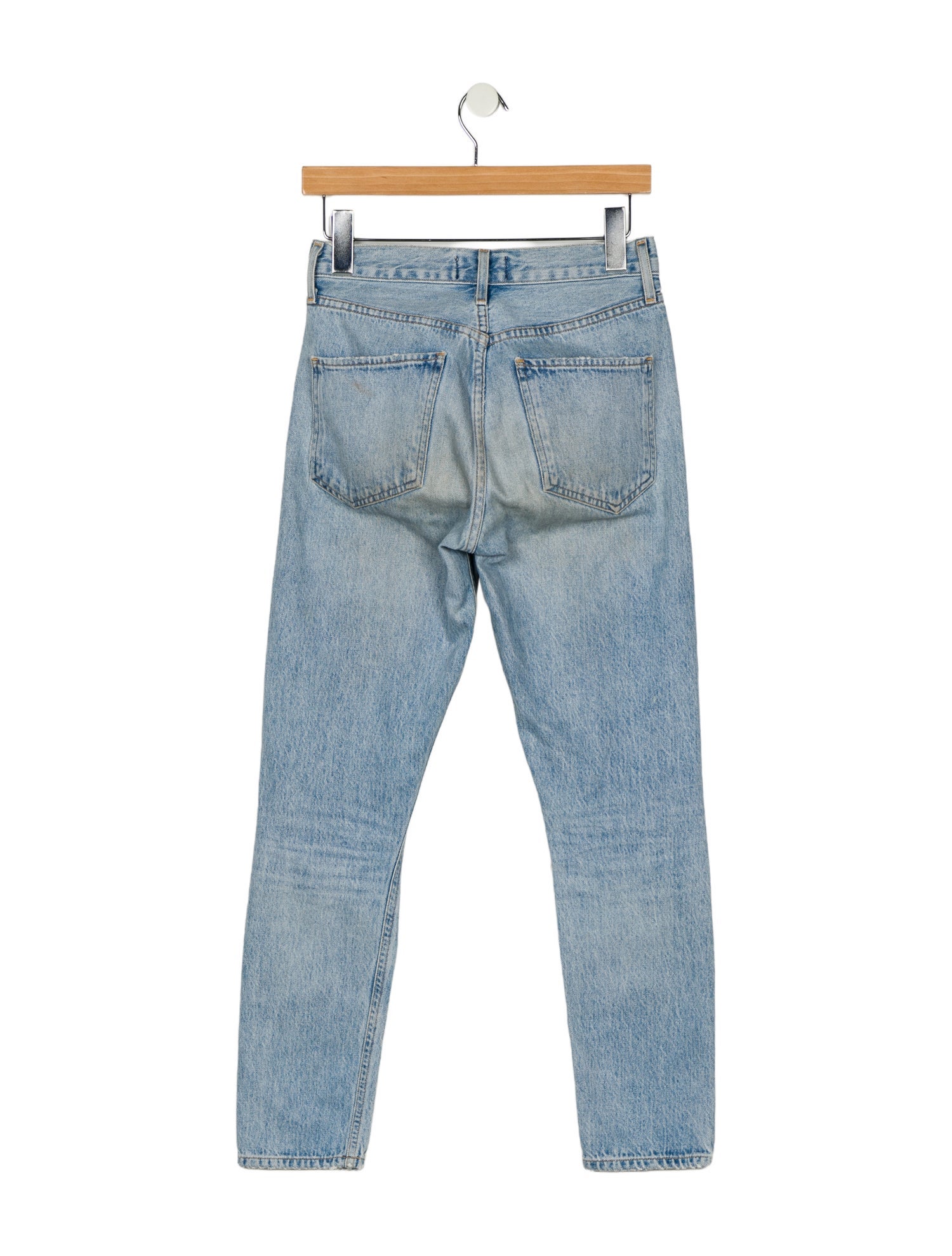 AGOLDE Mid-Rise Skinny Leg Jeans
