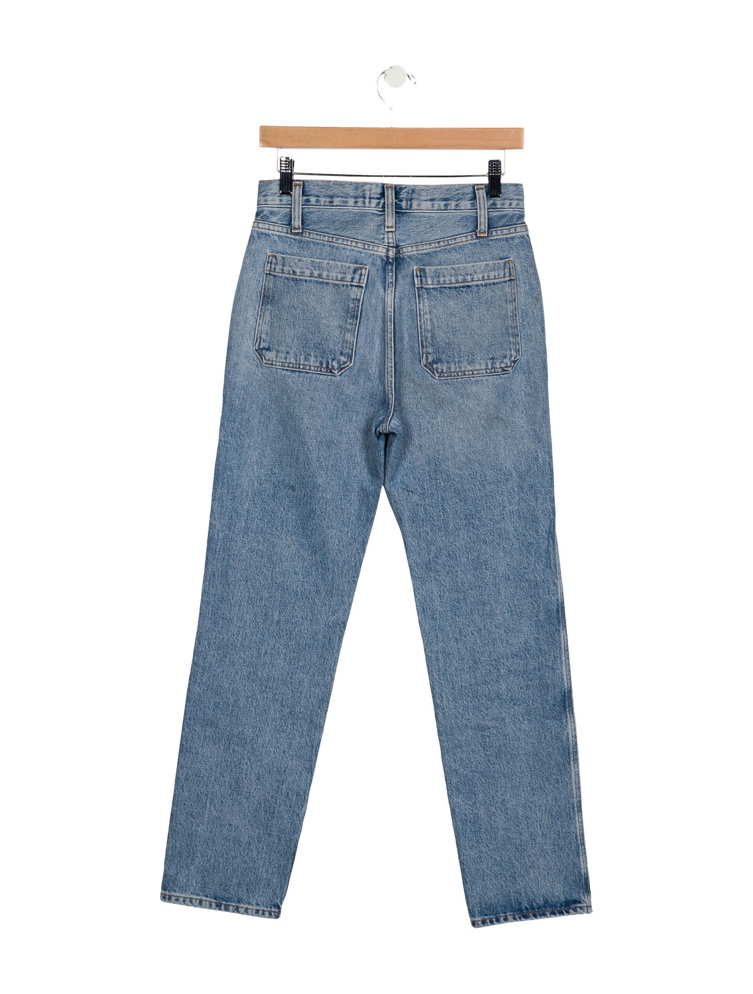 AGOLDE High-Rise Straight Leg Jeans
