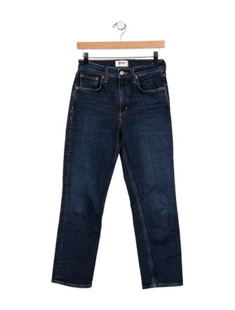 AGOLDE Mid-Rise Straight Leg Jeans
