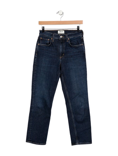 AGOLDE Mid-Rise Straight Leg Jeans