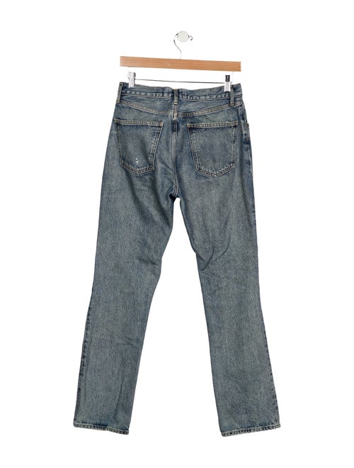 AGOLDE Mid-Rise Straight Leg Jeans