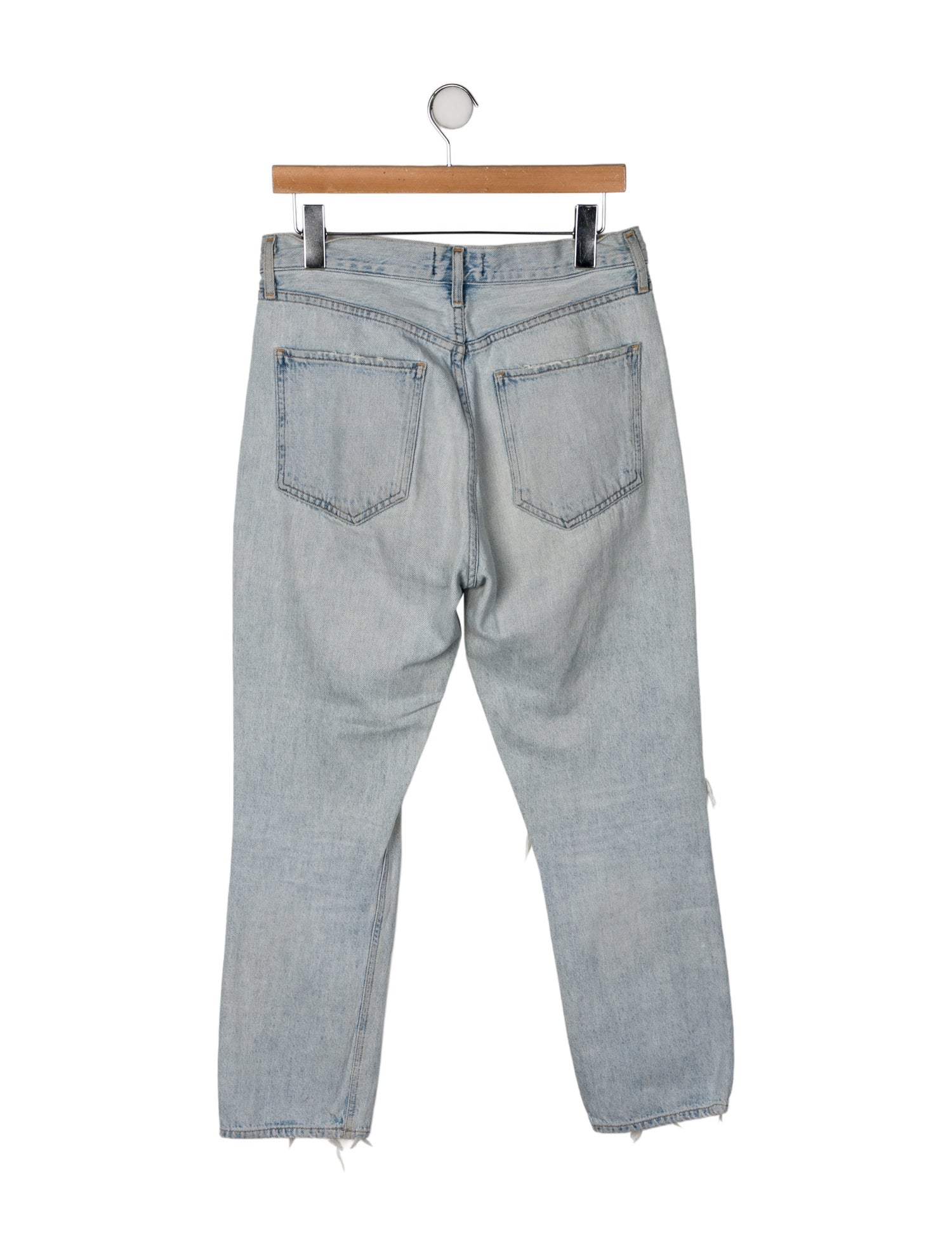 AGOLDE High-Rise Straight Leg Jeans