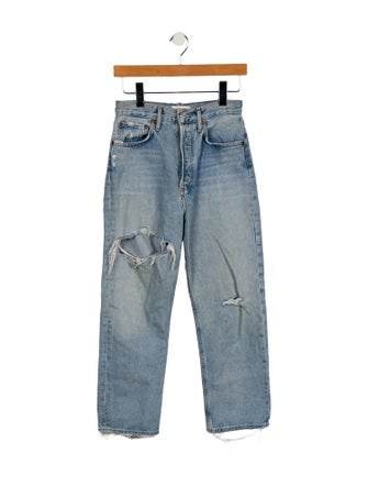 AGOLDE High-Rise Straight Leg Jeans