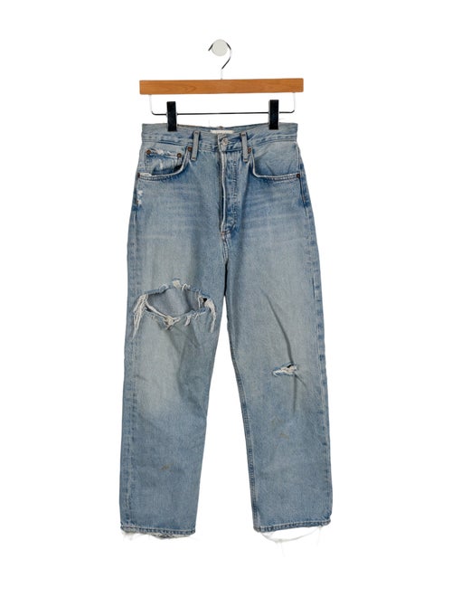 AGOLDE High-Rise Straight Leg Jeans