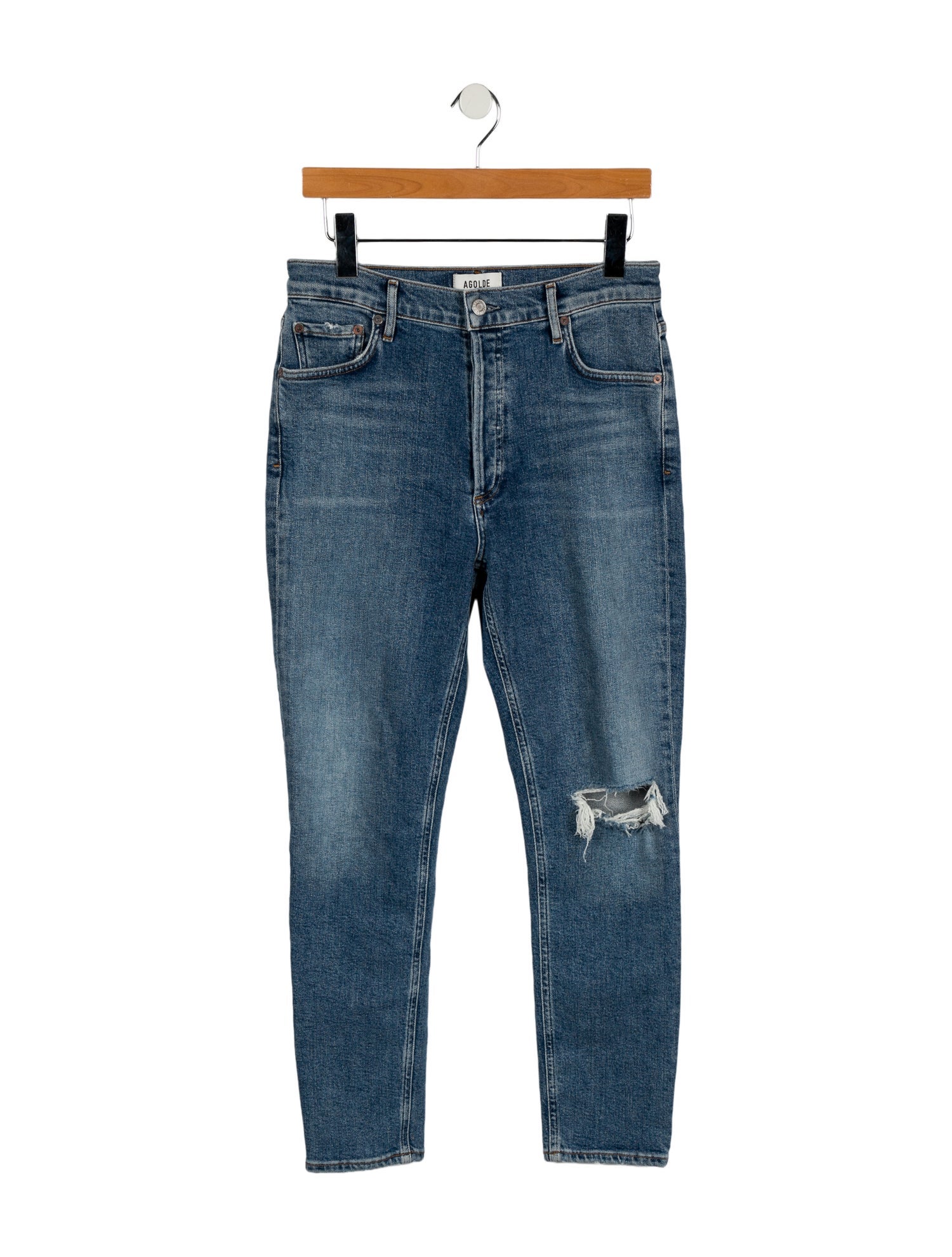 AGOLDE High-Rise Skinny Leg Jeans