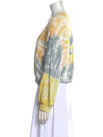 AGOLDE Tie-Dye Print Crew Neck Sweatshirt