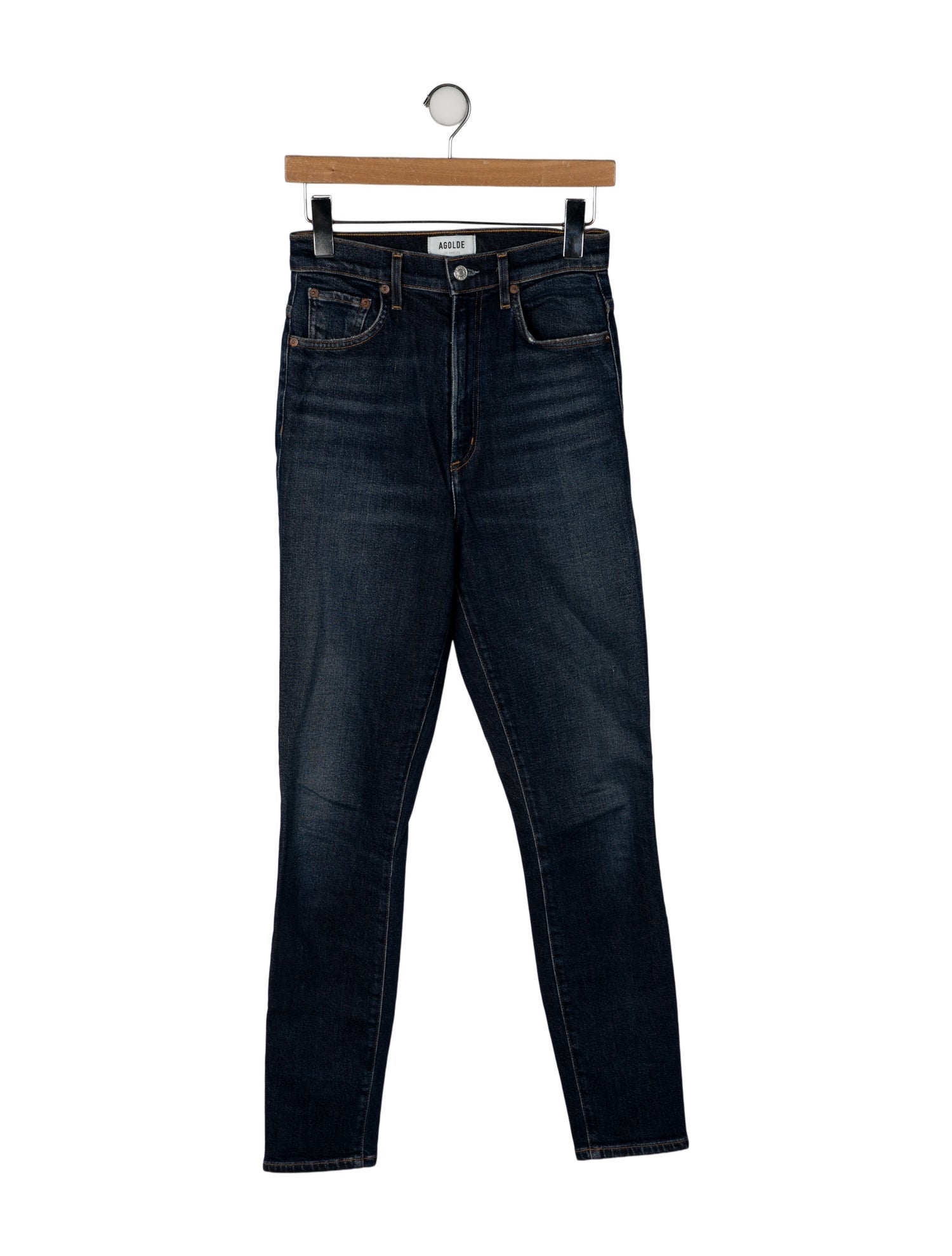 AGOLDE High-Rise Skinny Leg Jeans