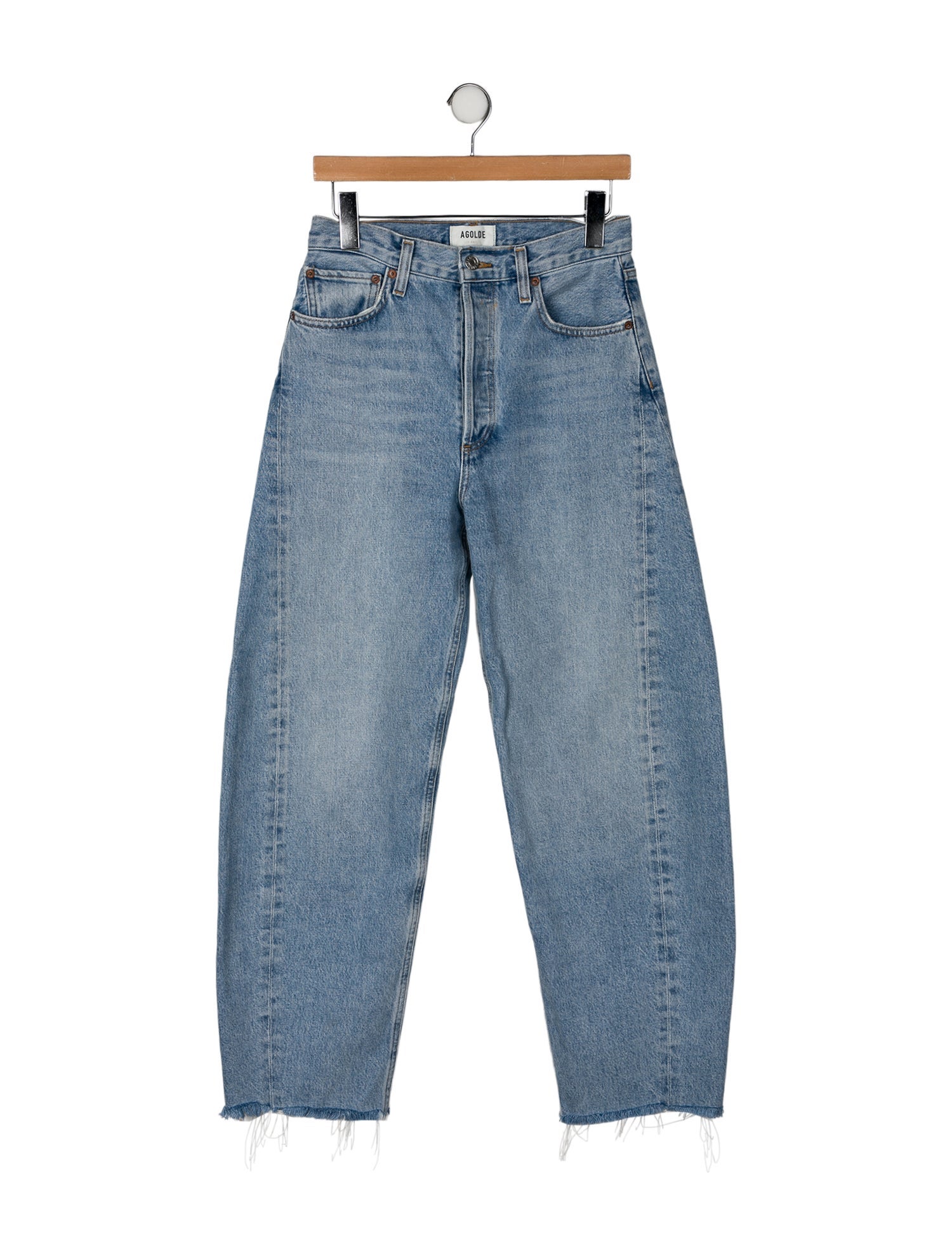AGOLDE High-Rise Straight Leg Jeans