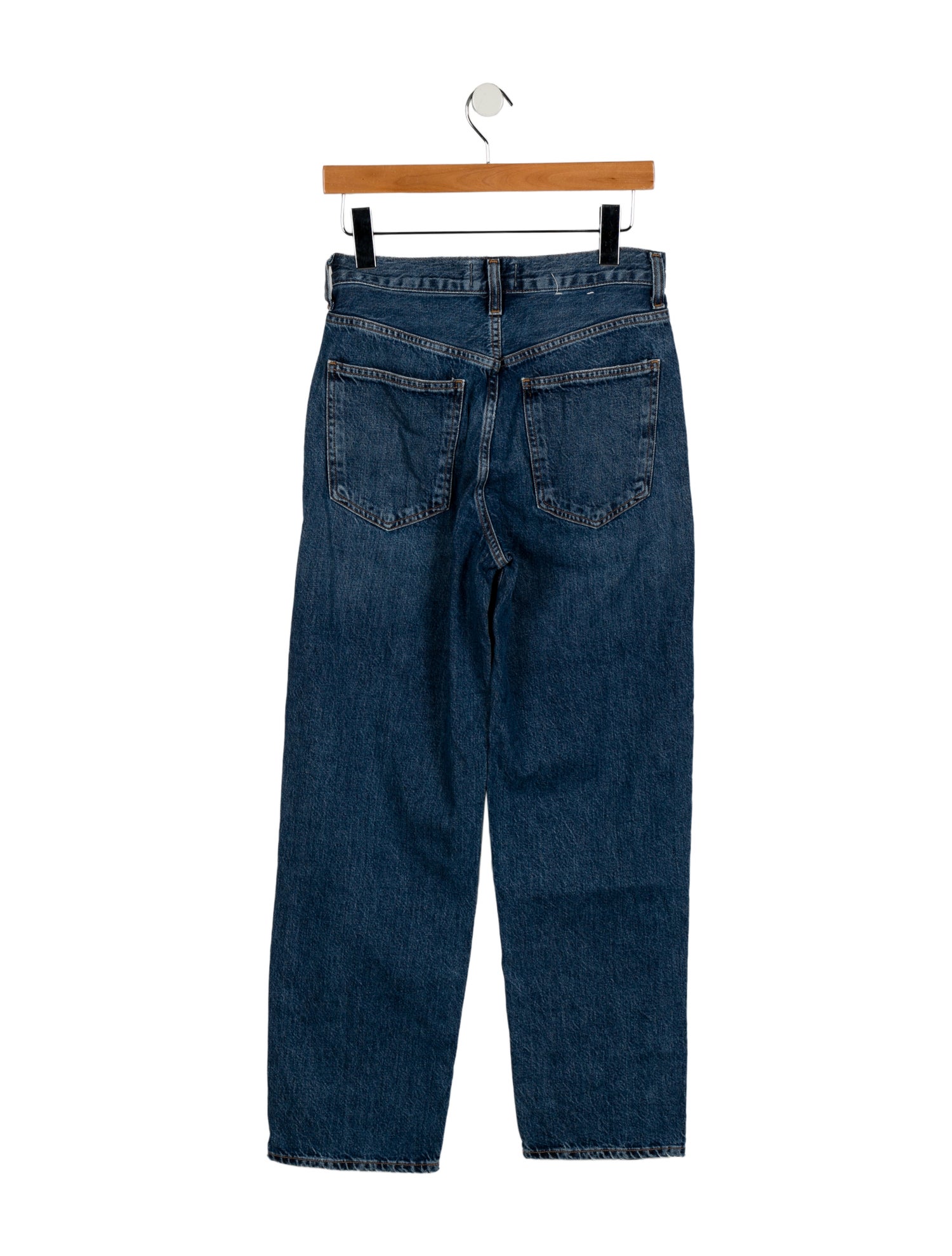 AGOLDE High-Rise Straight Leg Jeans