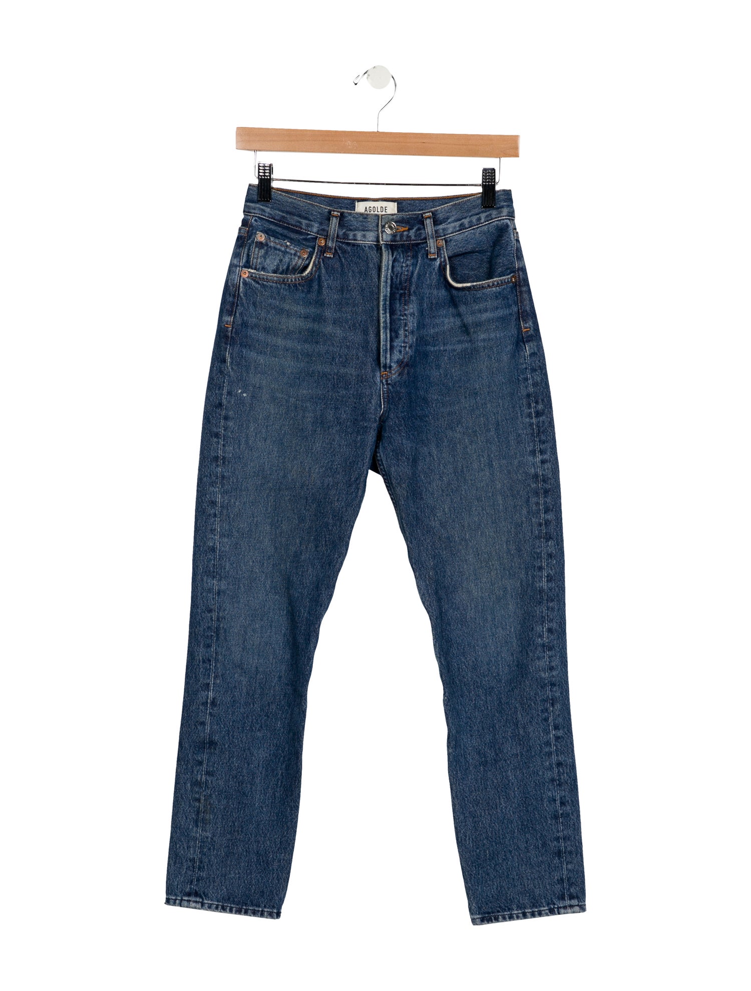 AGOLDE Mid-Rise Skinny Leg Jeans