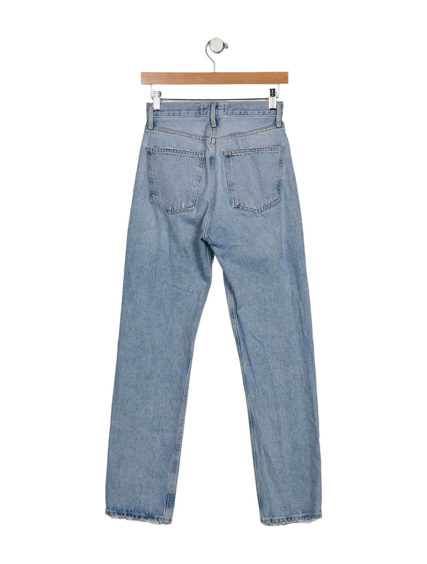 AGOLDE Mid-Rise Straight Leg Jeans