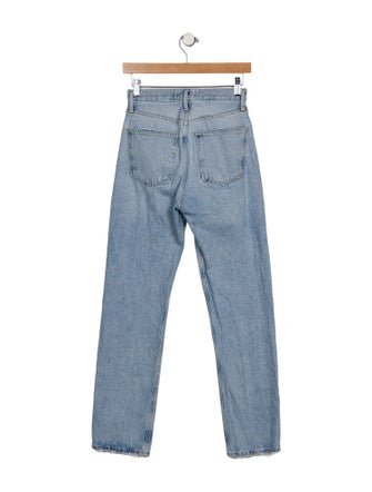 AGOLDE Mid-Rise Straight Leg Jeans