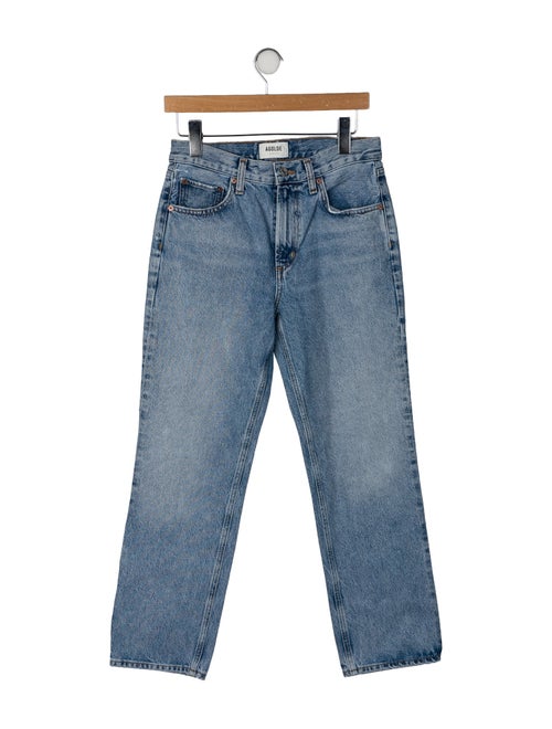 AGOLDE Mid-Rise Straight Leg Jeans