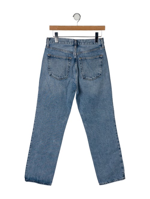 AGOLDE Mid-Rise Straight Leg Jeans