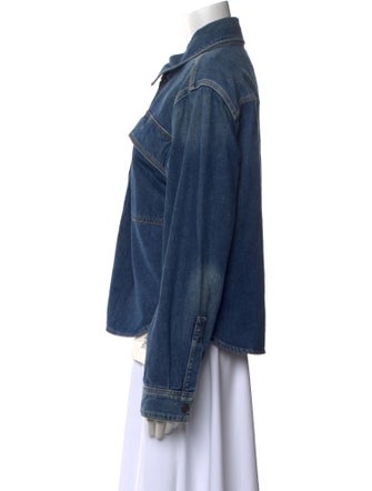 AGOLDE Long Sleeve Button-Up Top