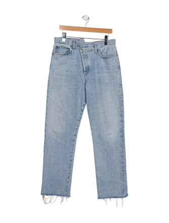 AGOLDE High-Rise Straight Leg Jeans