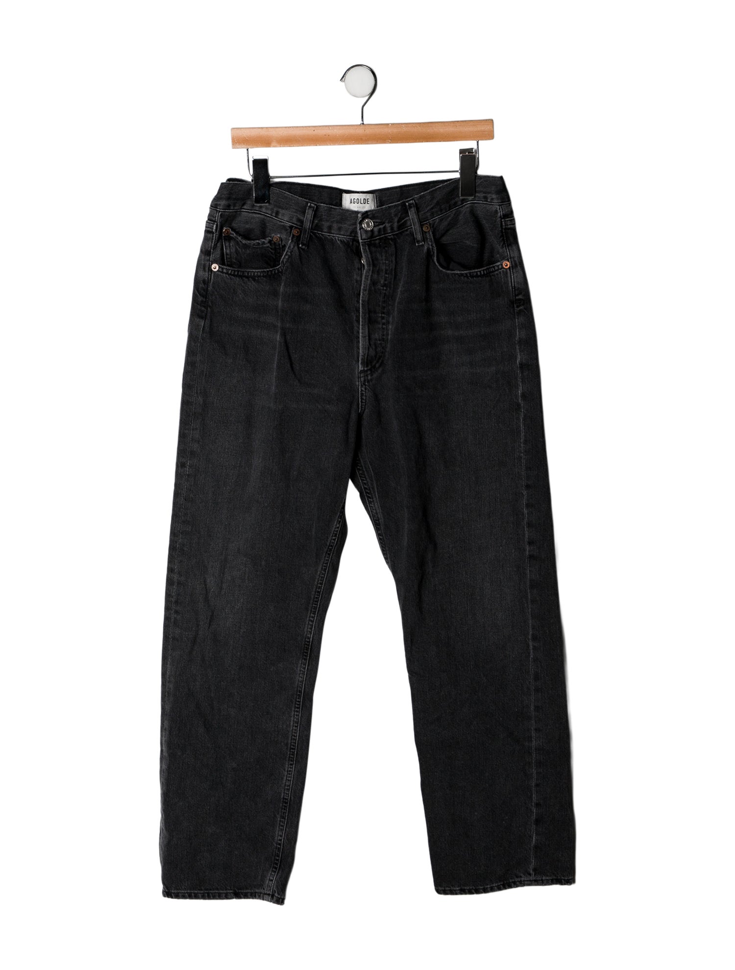 AGOLDE High-Rise Straight Leg Jeans