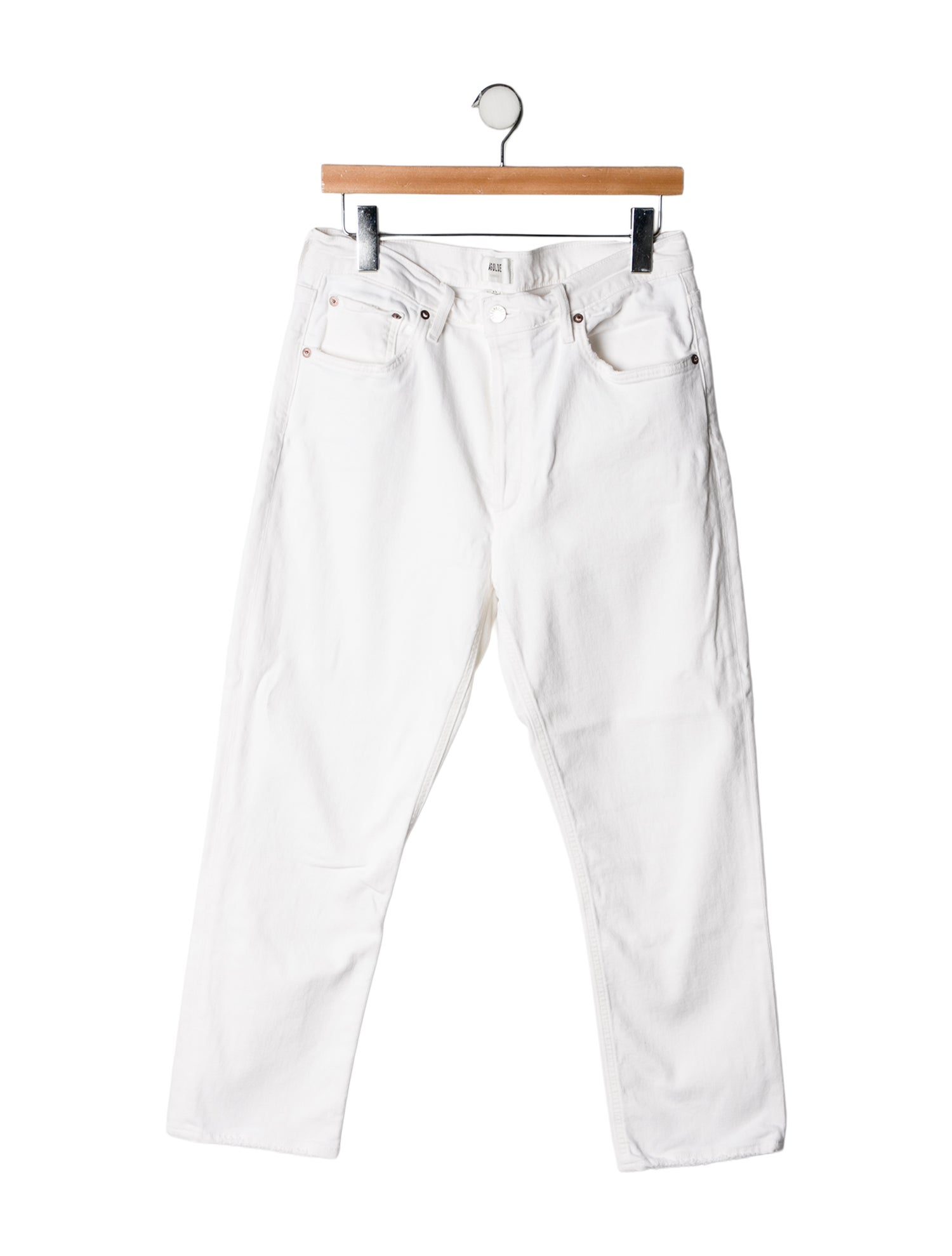 AGOLDE High-Rise Straight Leg Jeans