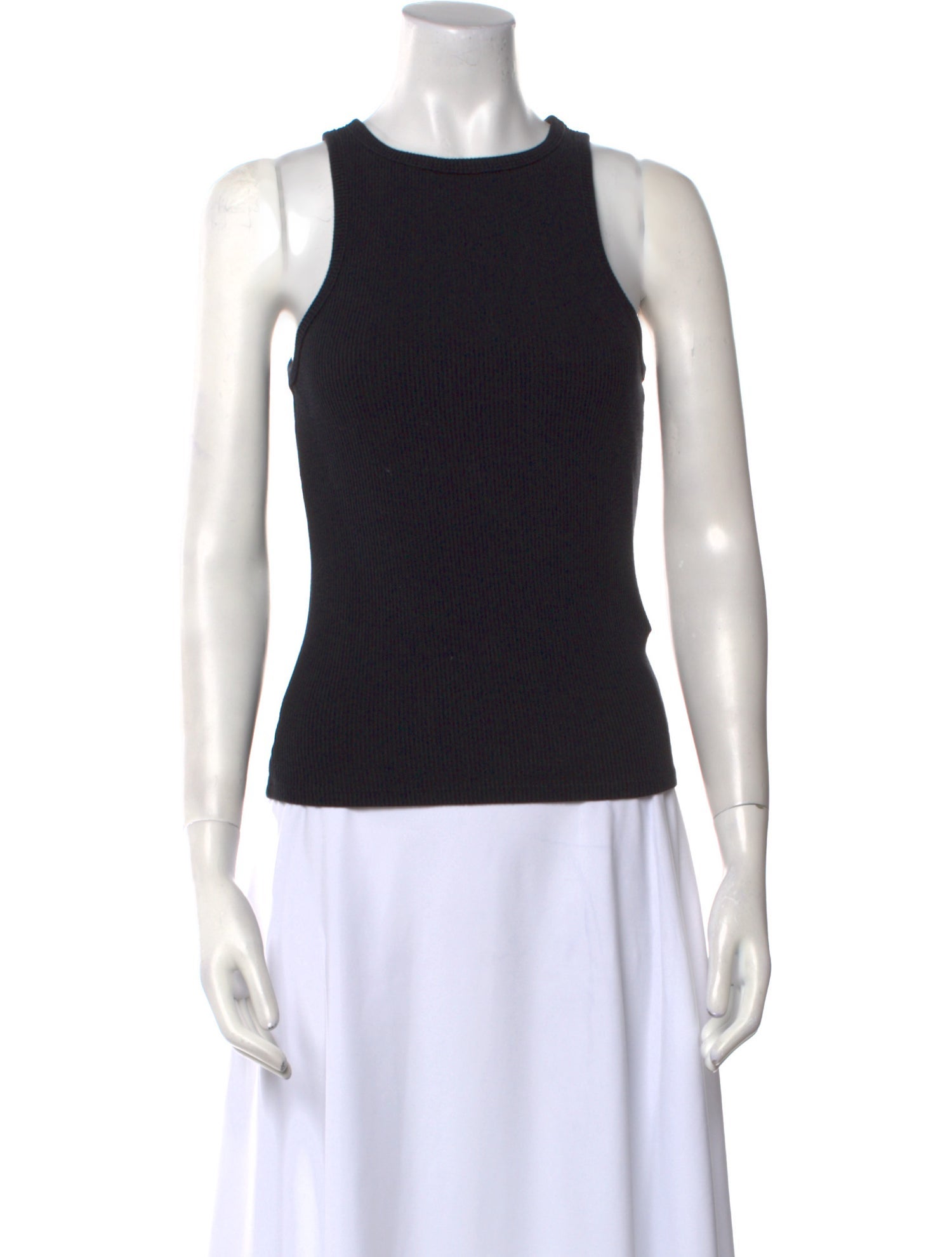 AGOLDE Crew Neck Sleeveless Top