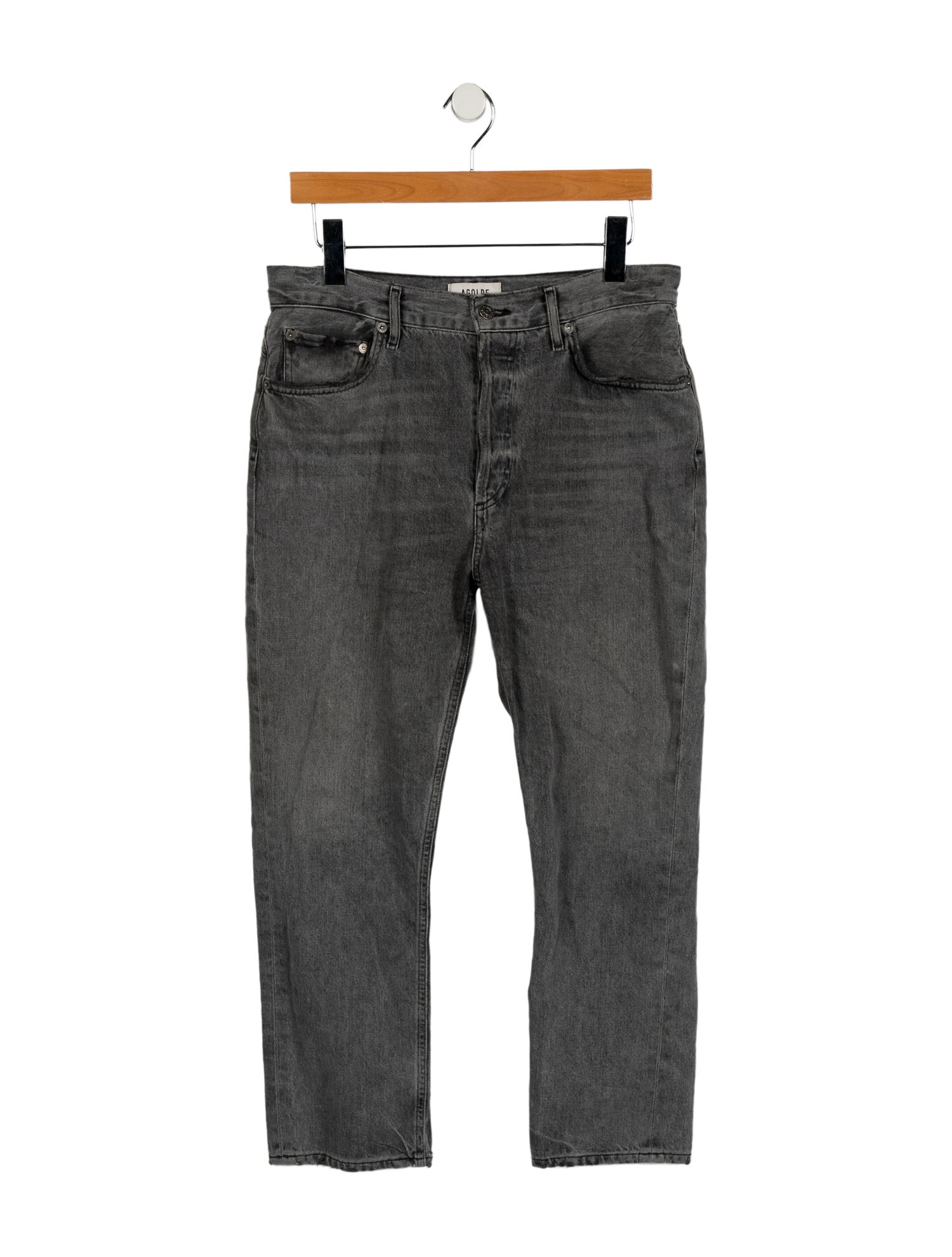 AGOLDE High-Rise Straight Leg Jeans
