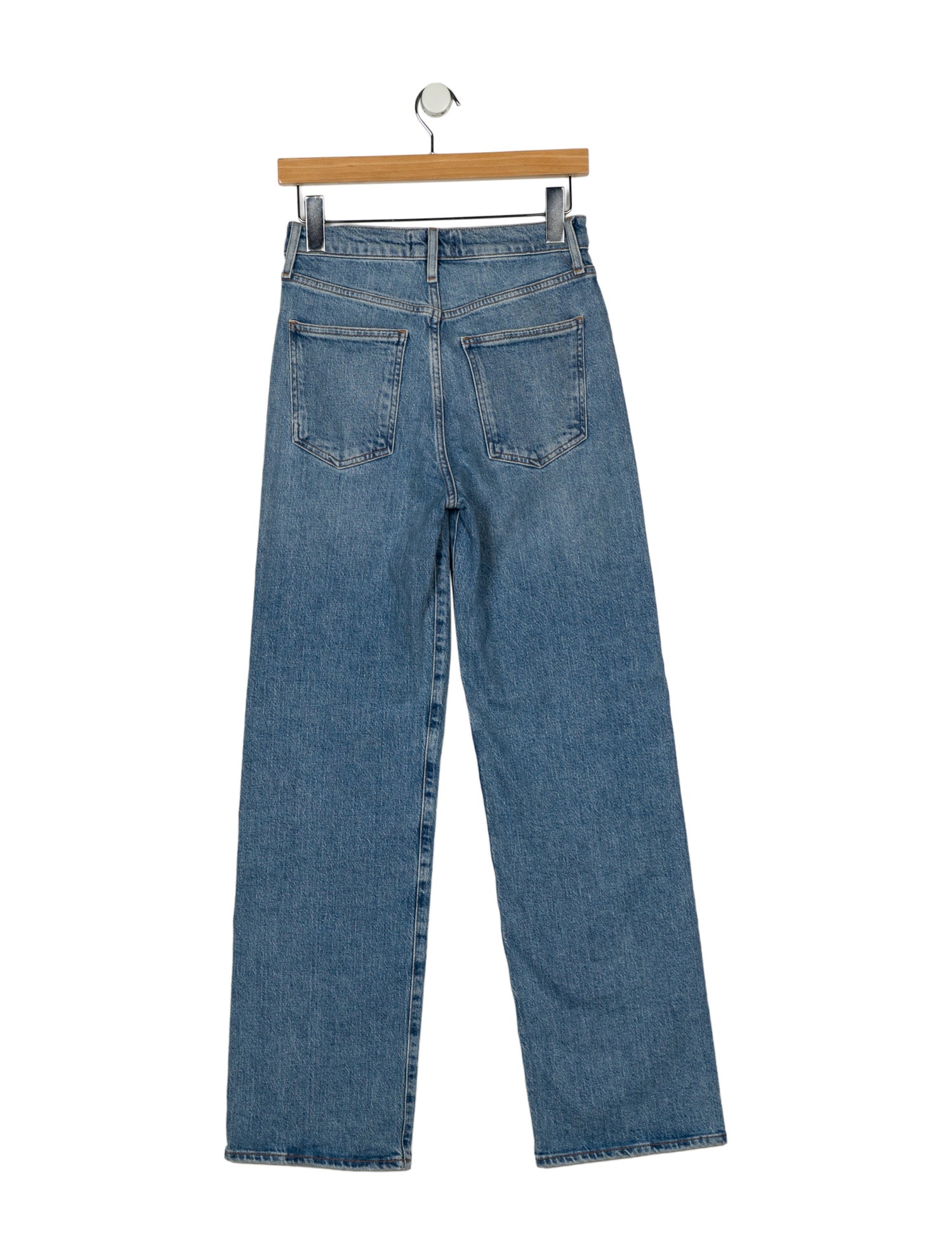 AGOLDE Mid-Rise Wide Leg Jeans