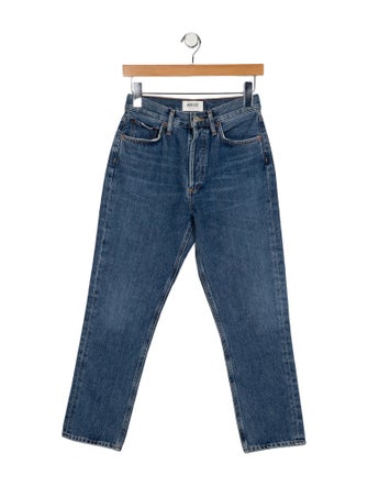 AGOLDE Mid-Rise Straight Leg Jeans
