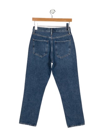 AGOLDE Mid-Rise Straight Leg Jeans