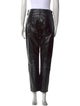 AGOLDE Leather Straight Leg Pants