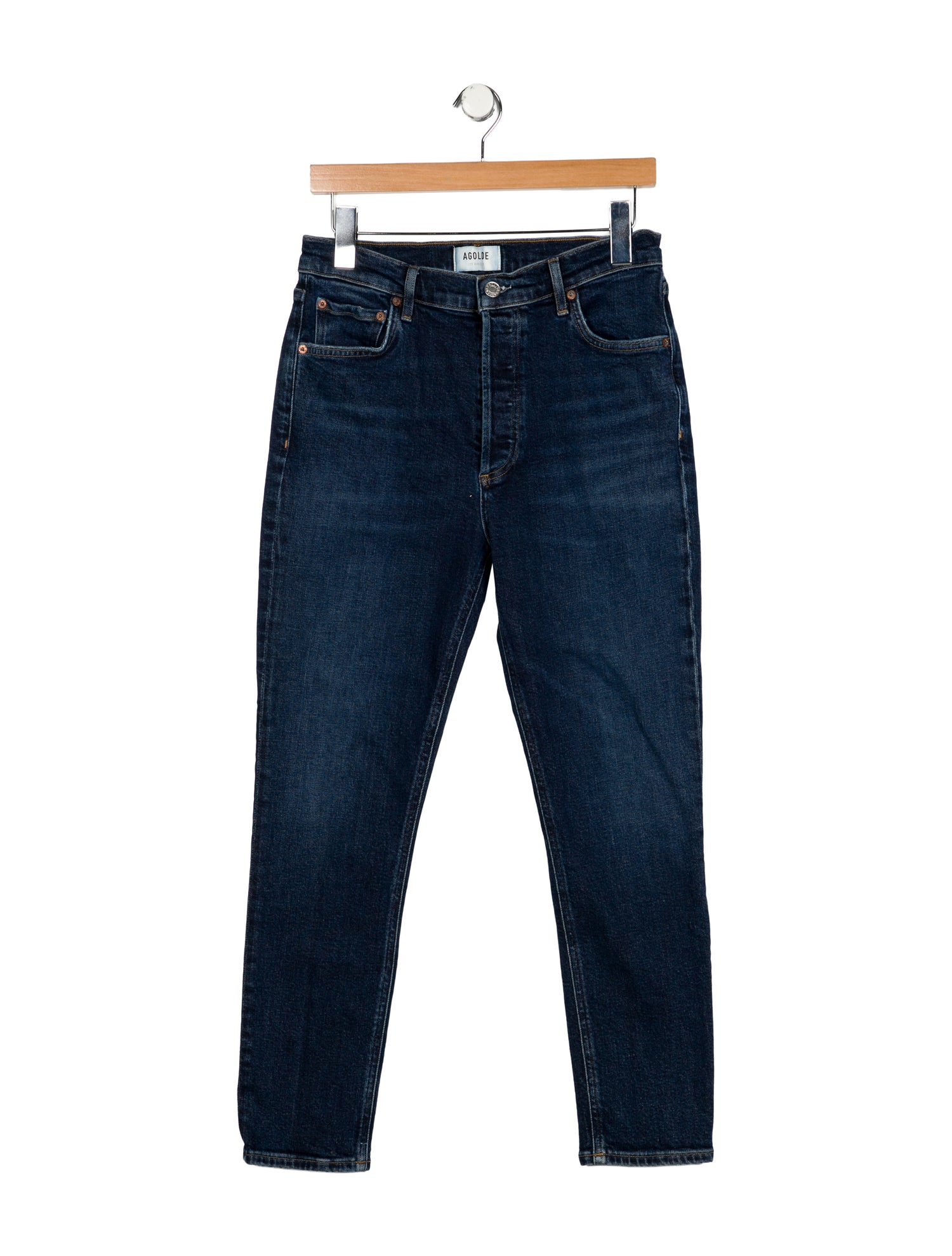 AGOLDE Mid-Rise Skinny Leg Jeans
