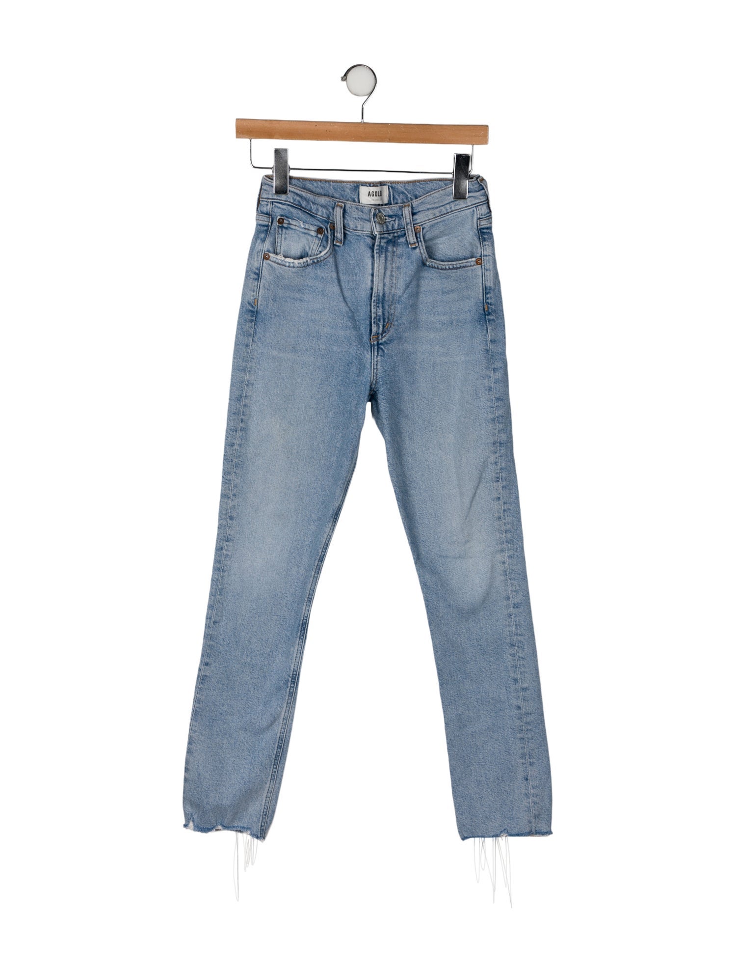 AGOLDE Mid-Rise Skinny Leg Jeans