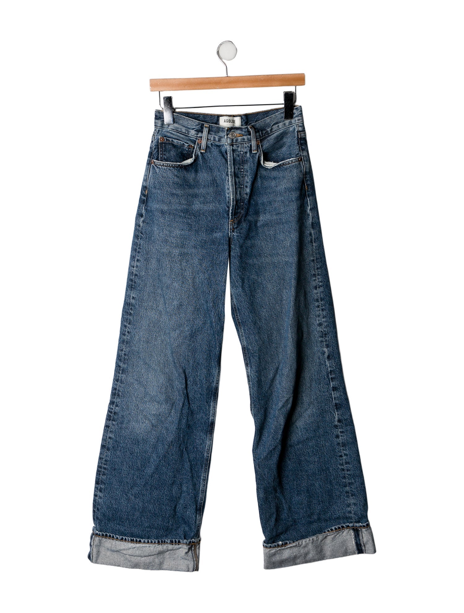 AGOLDE High-Rise Wide Leg Jeans