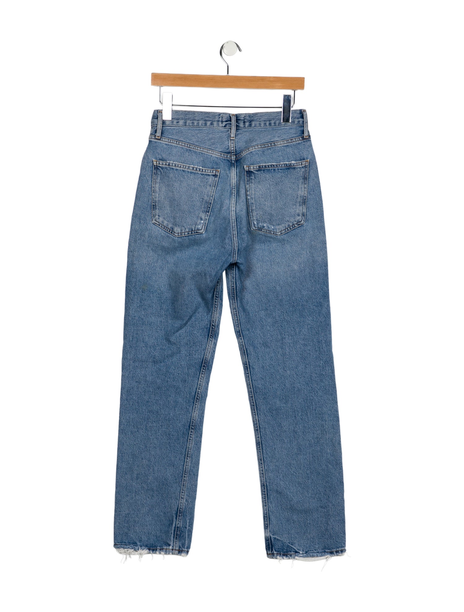 AGOLDE High-Rise Straight Leg Jeans