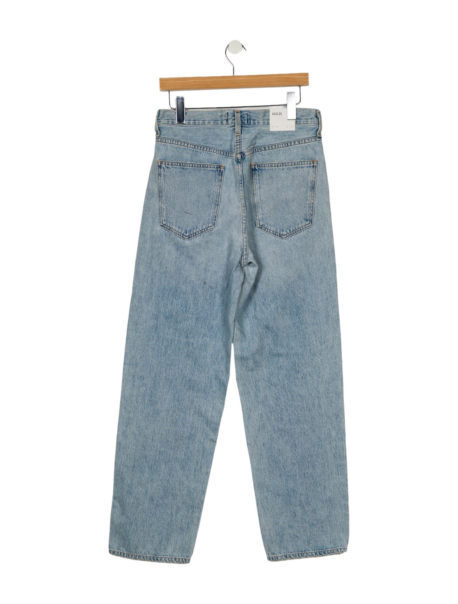 AGOLDE High-Rise Straight Leg Jeans