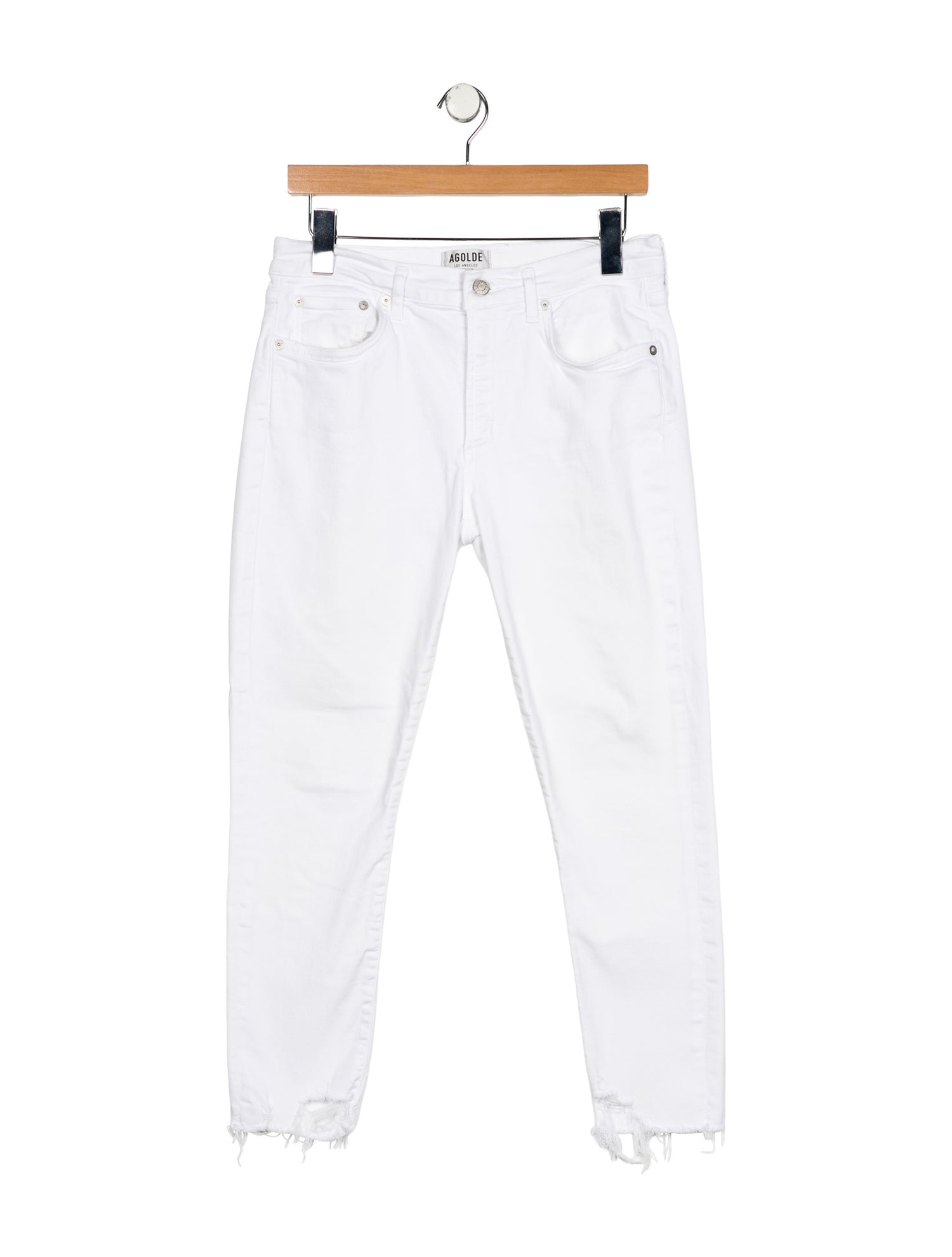 AGOLDE Mid-Rise Skinny Leg Jeans